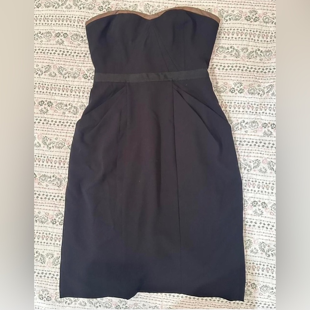 BCBGMaxAzria Gorgeous Black Strapless Dress, Size 2.
